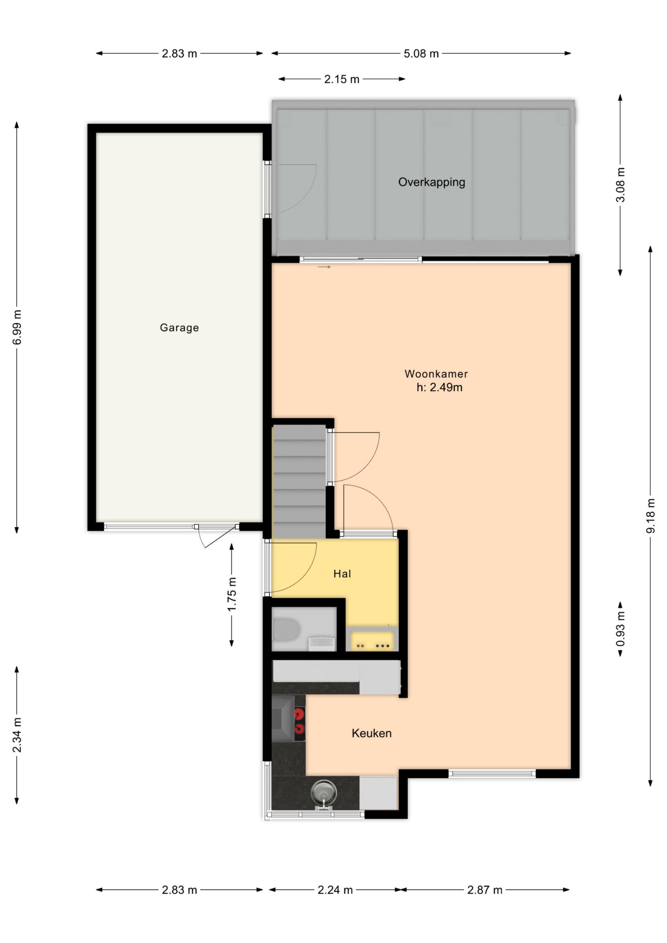 Plattegrond 1 van Schoutsland 64