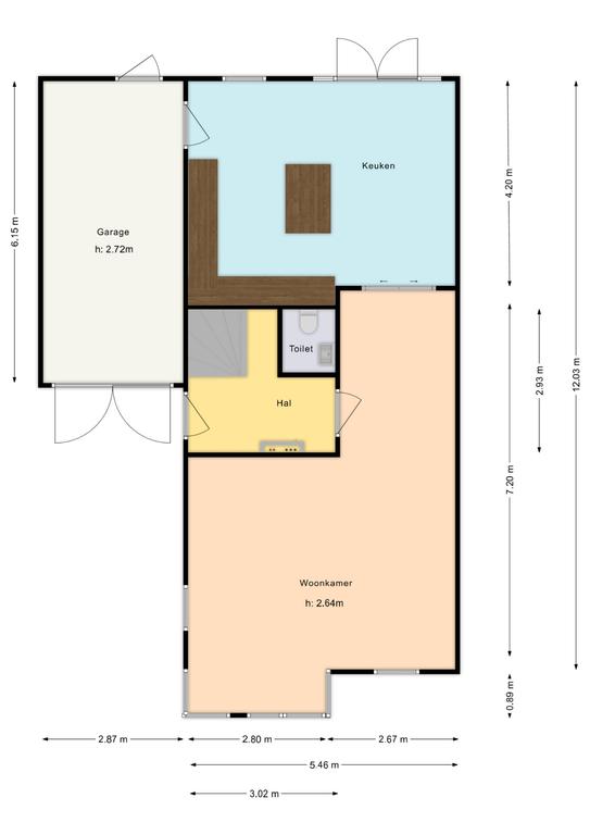 Plattegrond 1 van Barkas 16