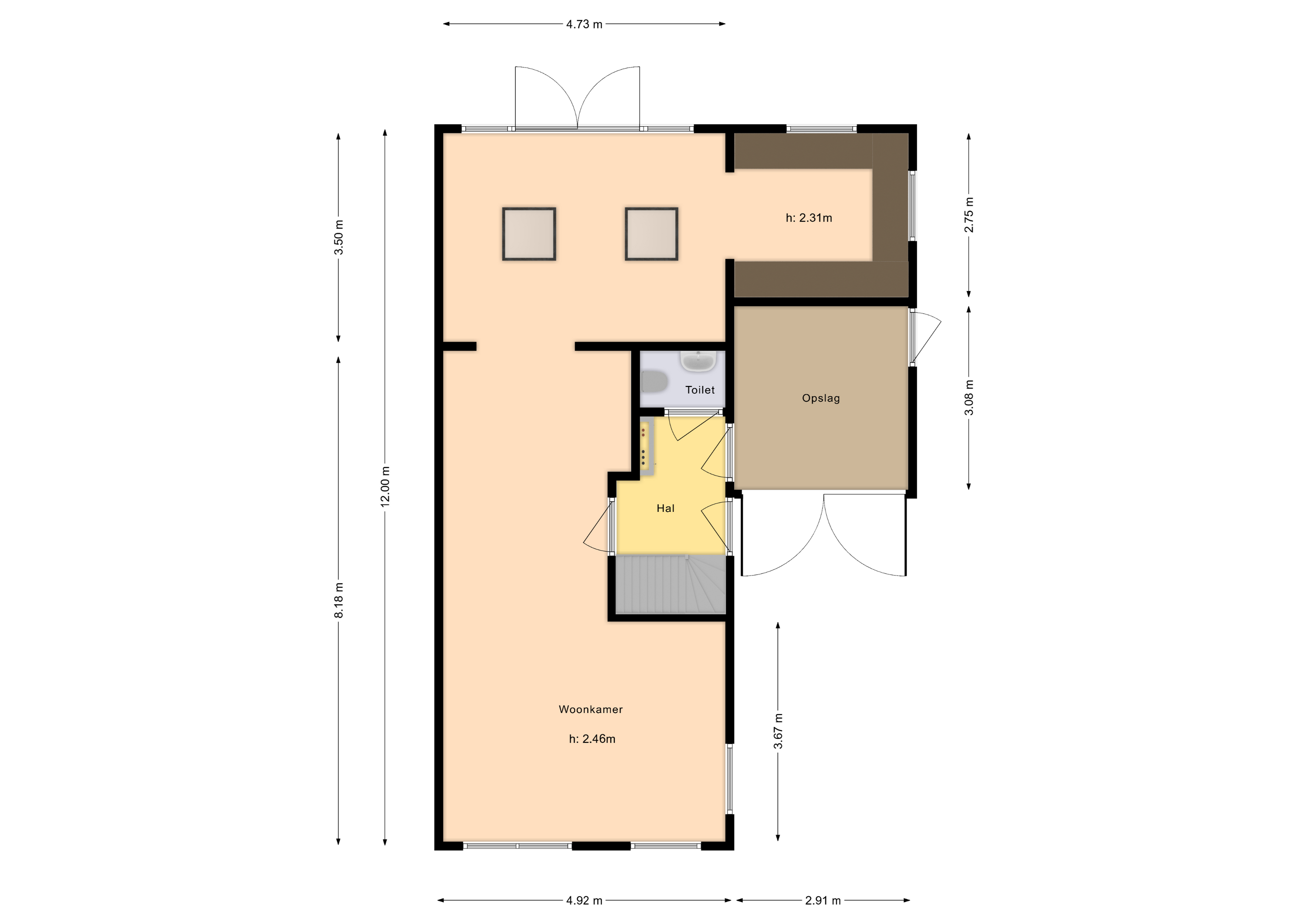 Plattegrond 1 van Capellesloot 2