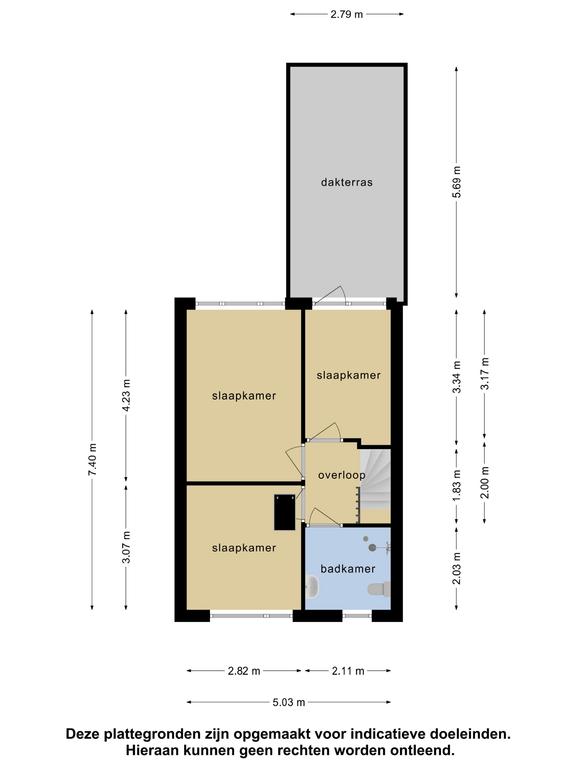Plattegrond 1 van Kruislaan 67