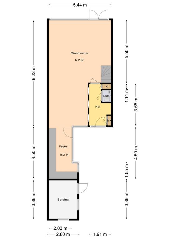 Plattegrond 1 van Mandrill 61