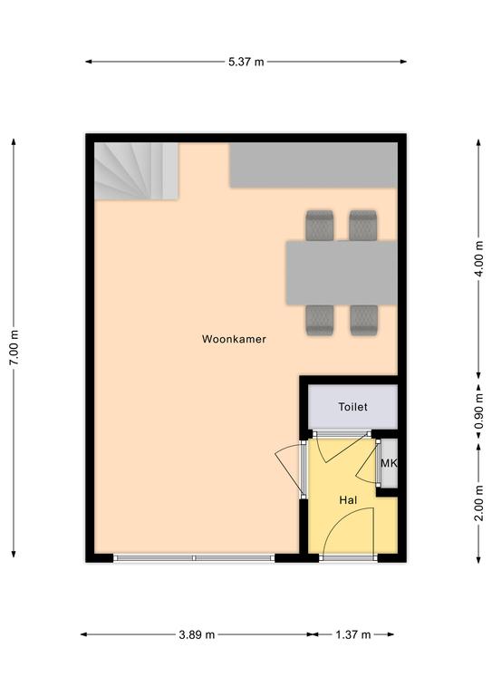 Plattegrond 1 van Beurtschip 19