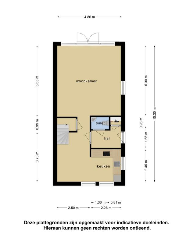 Plattegrond 1 van Dijkgraaf 38