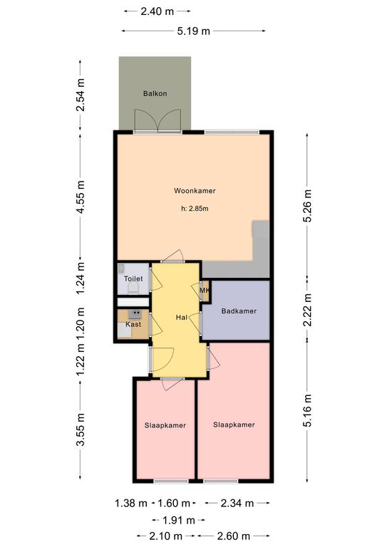 Plattegrond 1 van Zandsteen 20