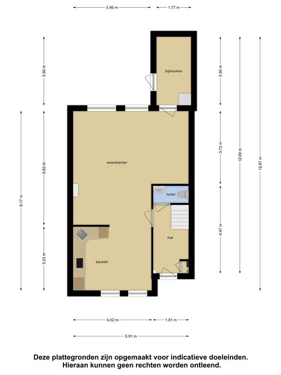 Plattegrond 1 van Kerkeland 12