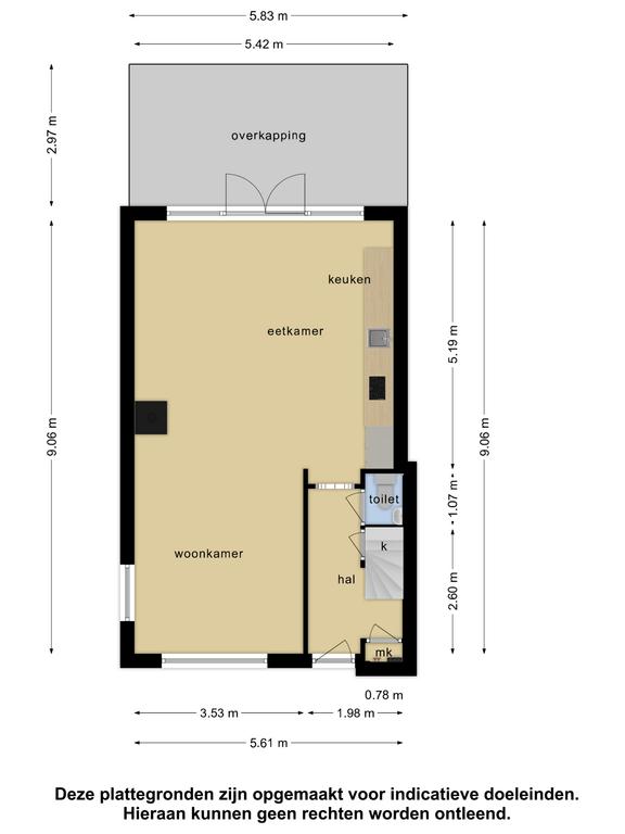 Plattegrond 1 van Dirk Wierengastraat 11
