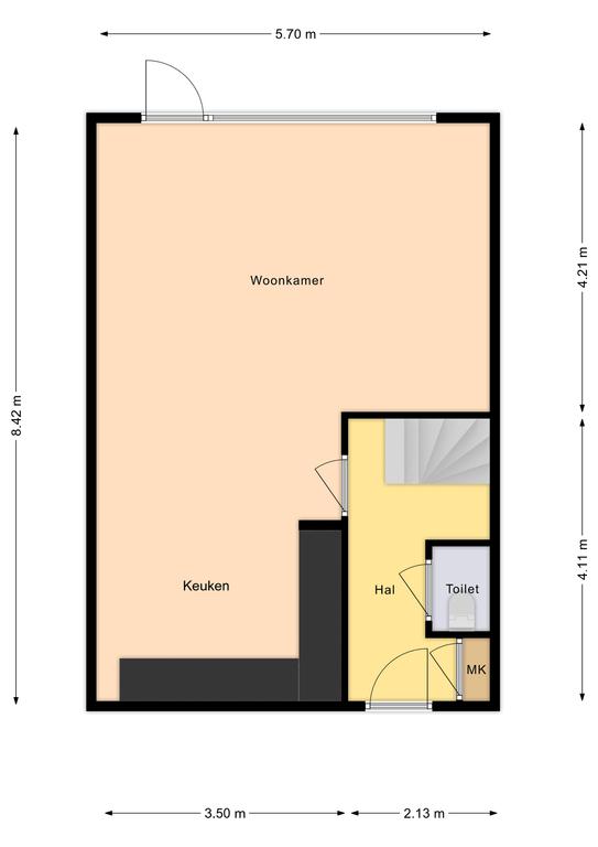 Plattegrond 1 van Glenn Millerhof 7