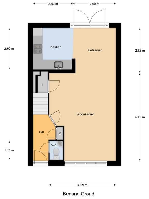 Plattegrond 1 van Jan Gooskaai 31