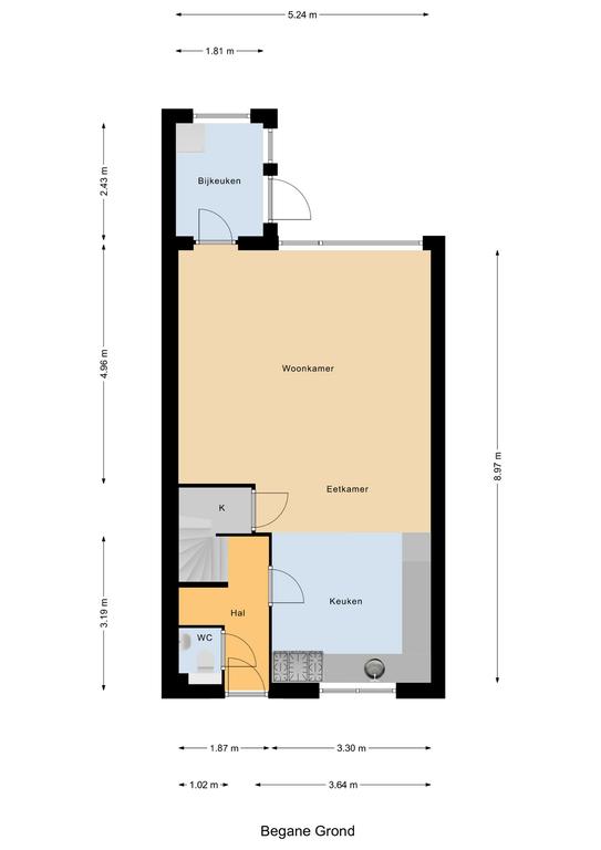Plattegrond 1 van Jan Gooskaai 107