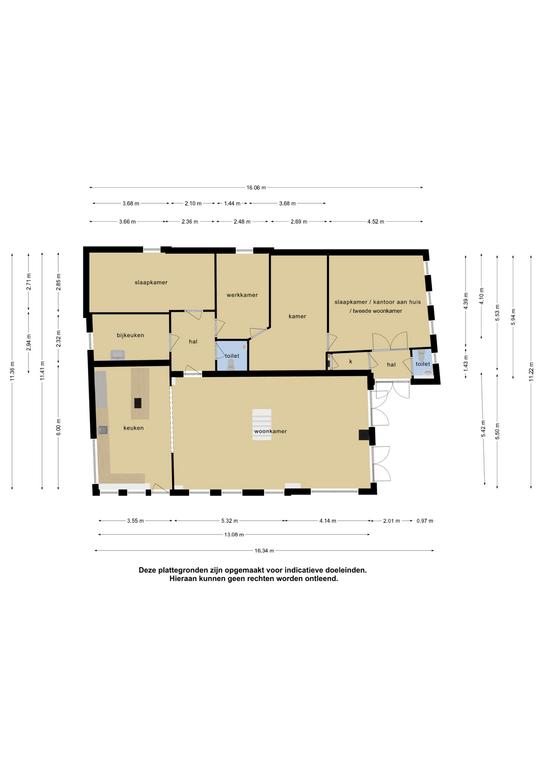 Plattegrond 1 van Drie Zalmen 13