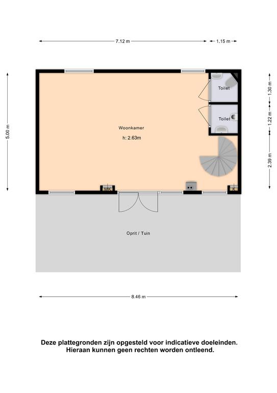 Plattegrond 1 van Maelsonweg 11