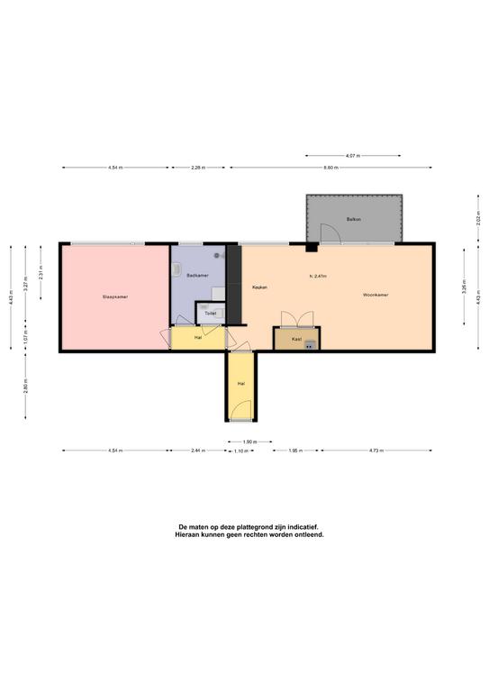 Plattegrond 1 van Vette Knol 23