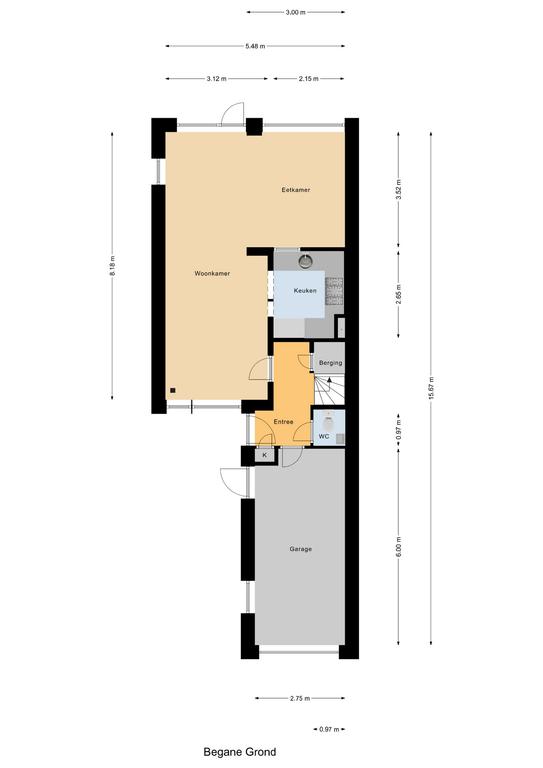 Plattegrond 1 van Kerkeland 35