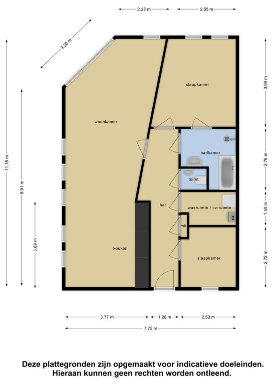 Plattegrond 1 van Willigenburg 33