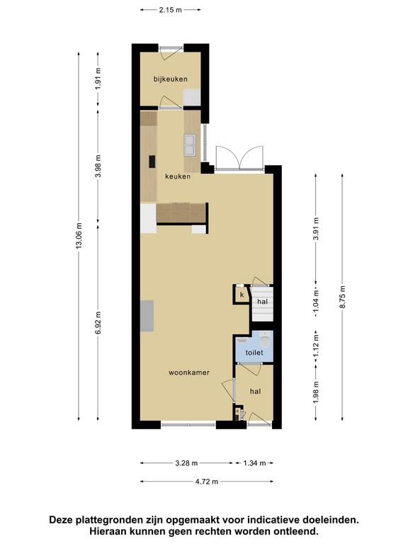Plattegrond 1 van Davidstraat 26