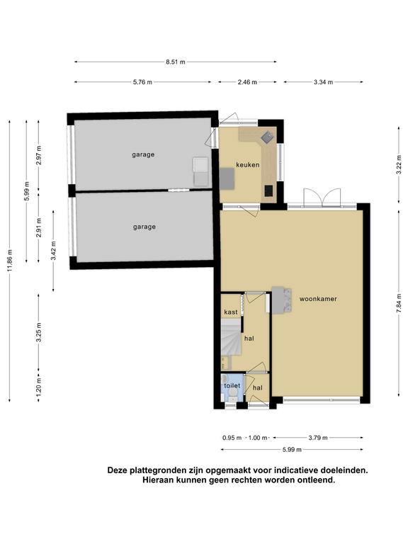 Plattegrond 1 van Hertog Albrechtstraat 183