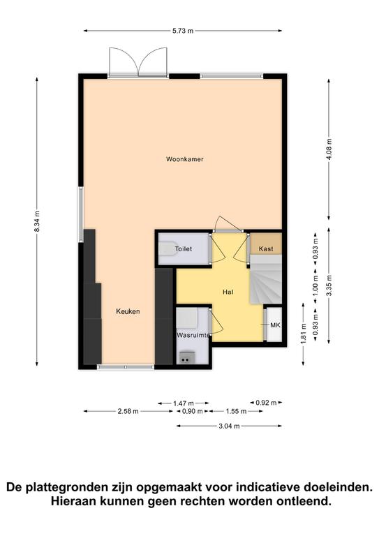 Plattegrond 1 van De Laars 35