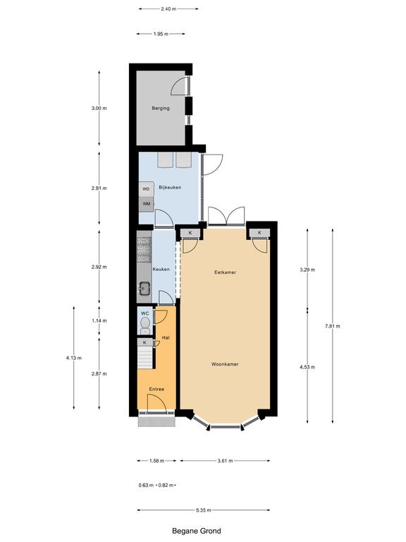 Plattegrond 1 van Exterpad 4