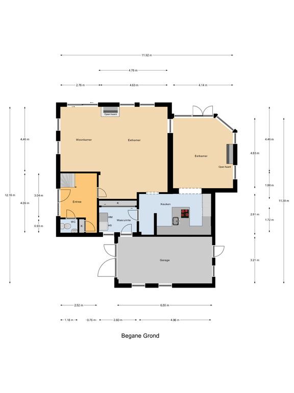 Plattegrond 1 van Merel 6