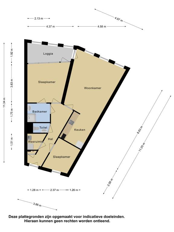 Plattegrond 1 van Willigenburg 4