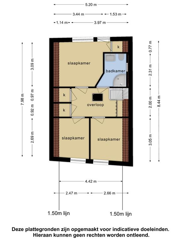Plattegrond 1 van Breedstraat 145