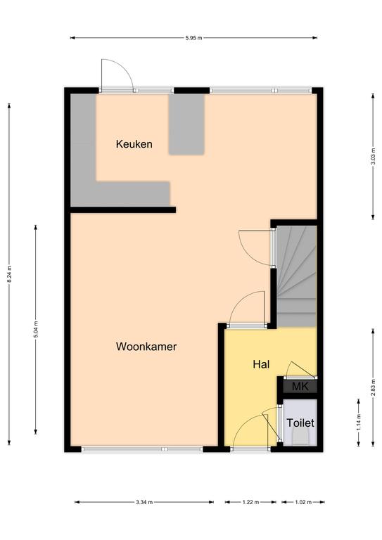 Plattegrond 1 van Lindenhof 8