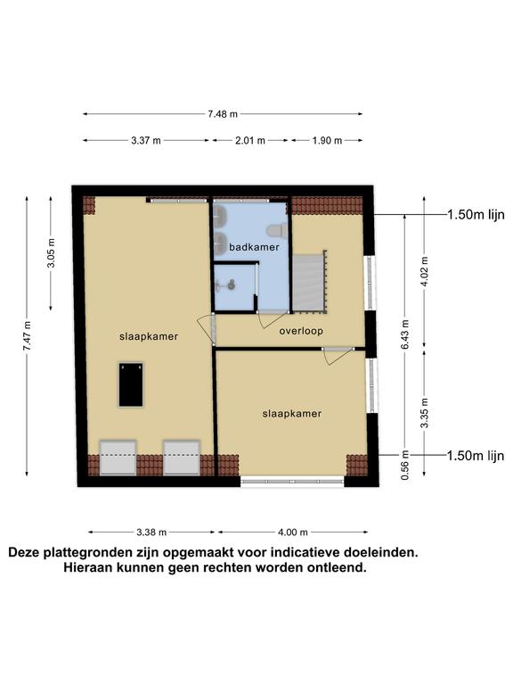Plattegrond 1 van Koekebakkerstraat 18