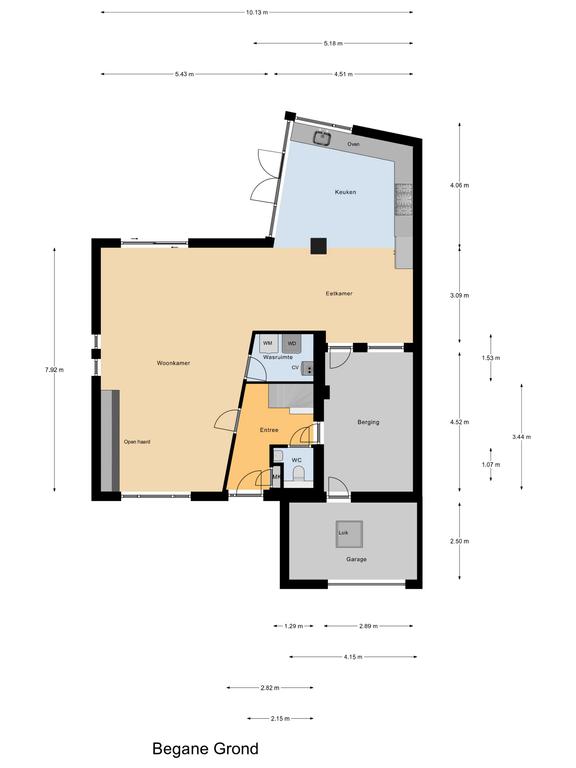 Plattegrond 1 van Fideliostraat 76