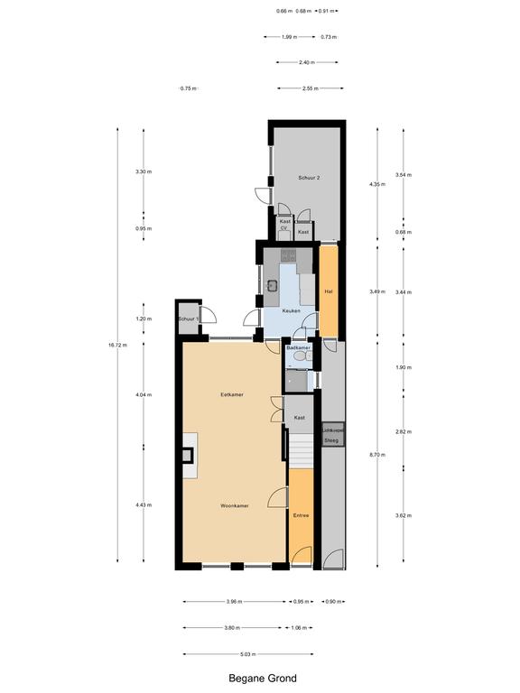 Plattegrond 1 van Vissersdijk 30