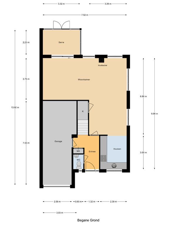 Plattegrond 1 van Strekel 28