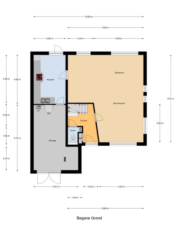 Plattegrond 1 van Melkbon 45
