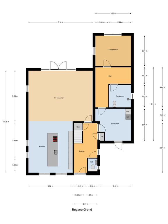 Plattegrond 1 van Padland 26