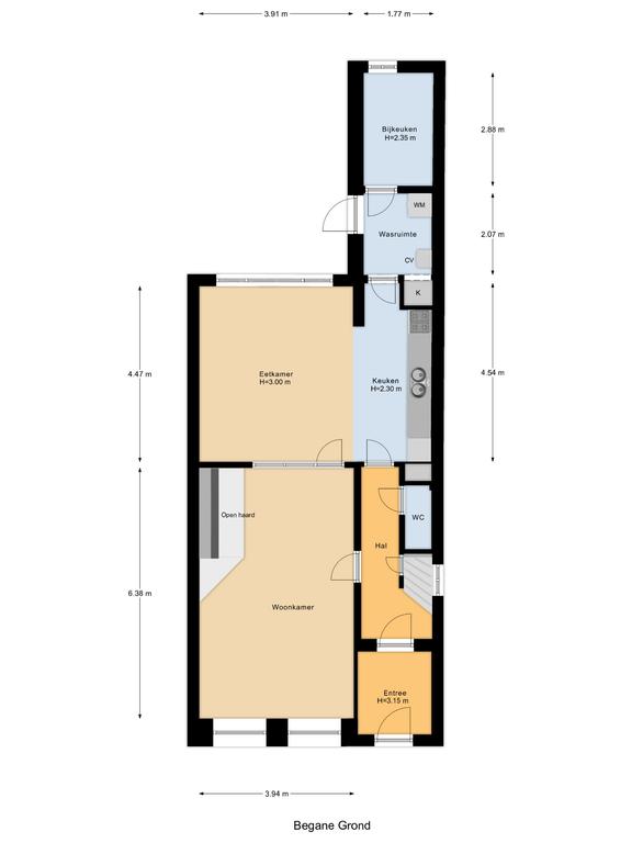 Plattegrond 1 van Kaasmarkt 15