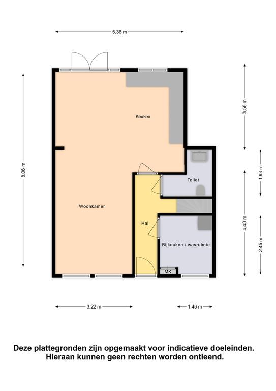 Plattegrond 1 van Kaasmarkt 14