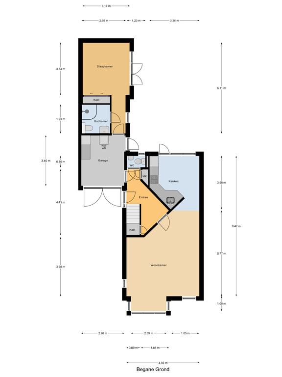 Plattegrond 1 van Pijlkruid 4