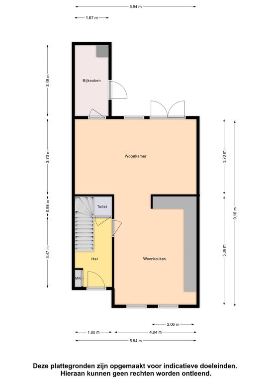 Plattegrond 1 van Klaverweid 18