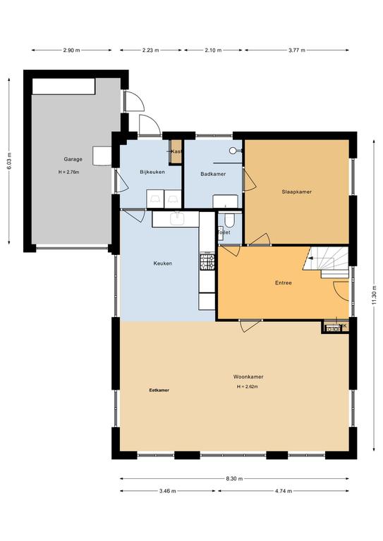 Plattegrond 1 van Sterappel 18