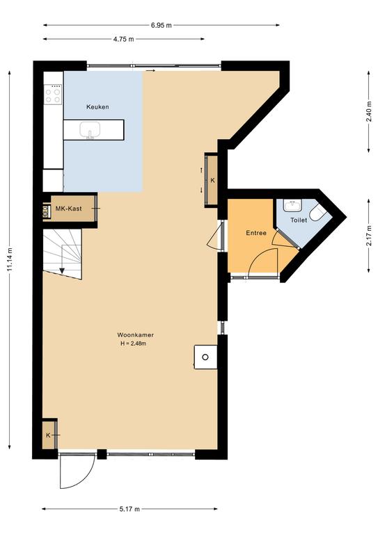 Plattegrond 1 van Bandijk 101