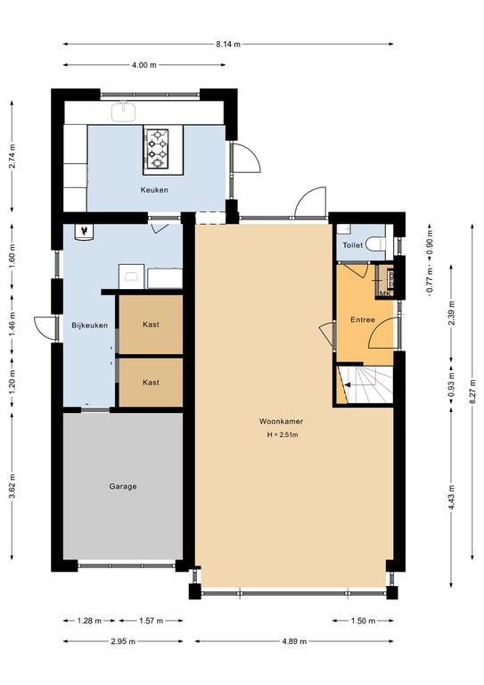 Plattegrond 1 van Klokkeweid 21
