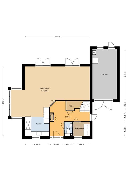 Plattegrond 1 van Fregat 6