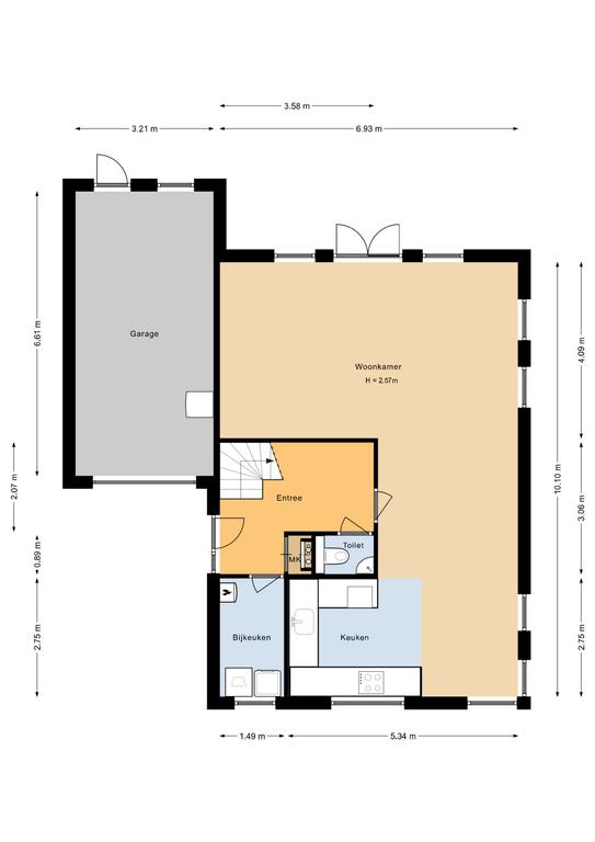 Plattegrond 1 van Stuurboord 57