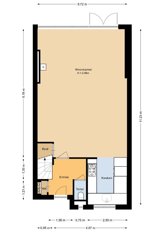 Plattegrond 1 van Pannewal 24