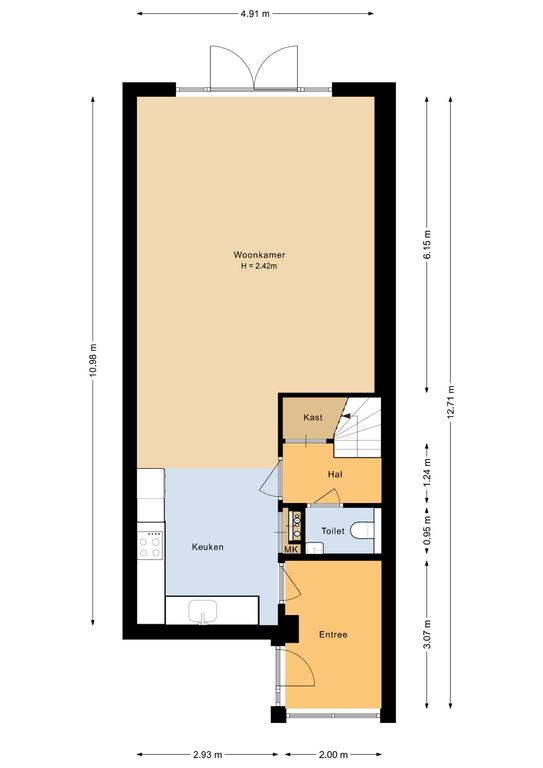 Plattegrond 1 van Hark 20