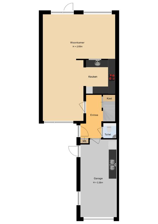 Plattegrond 1 van Kerkeland 51