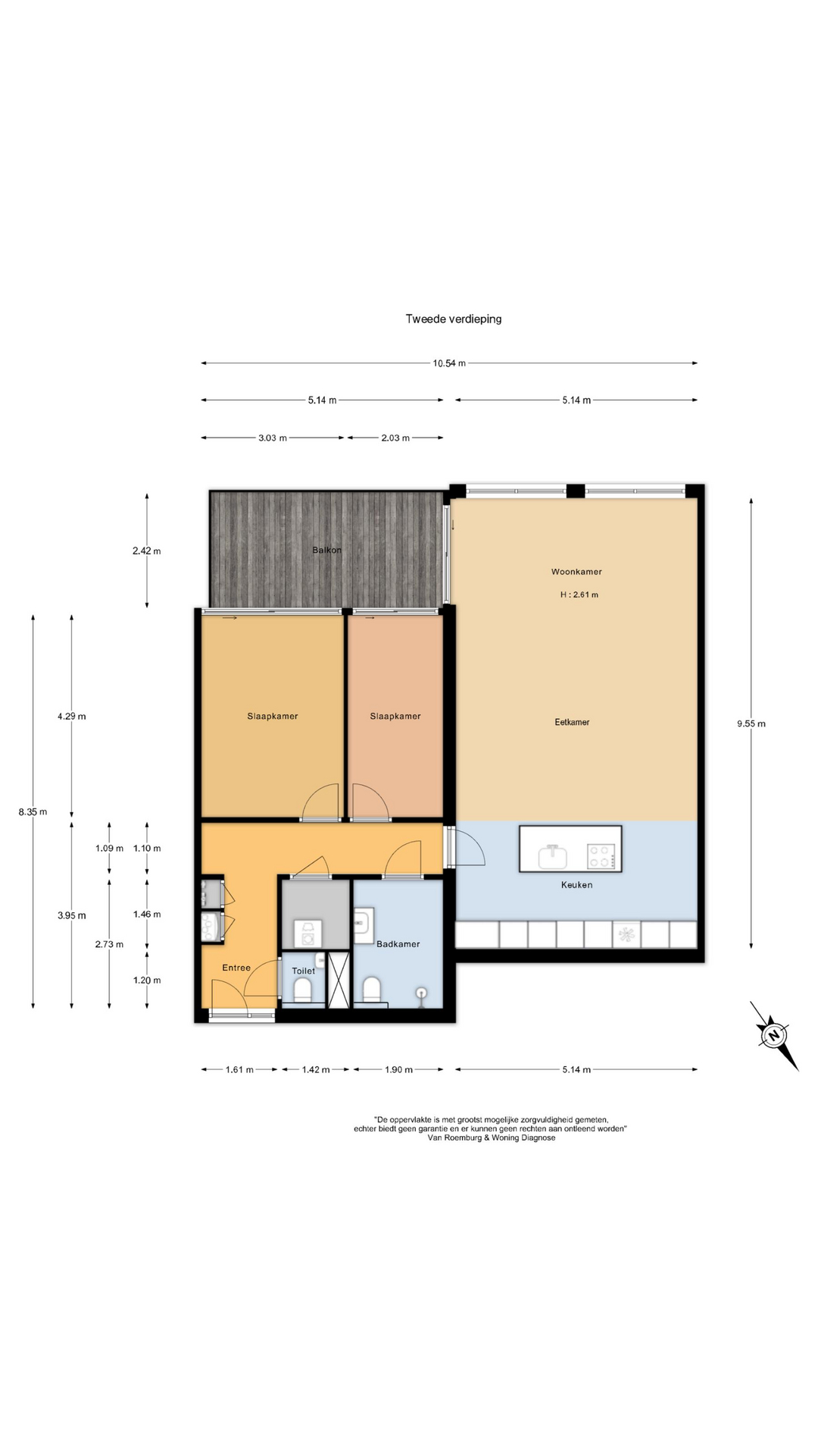 Plattegrond 1 van Eva Besnyöstraat 519