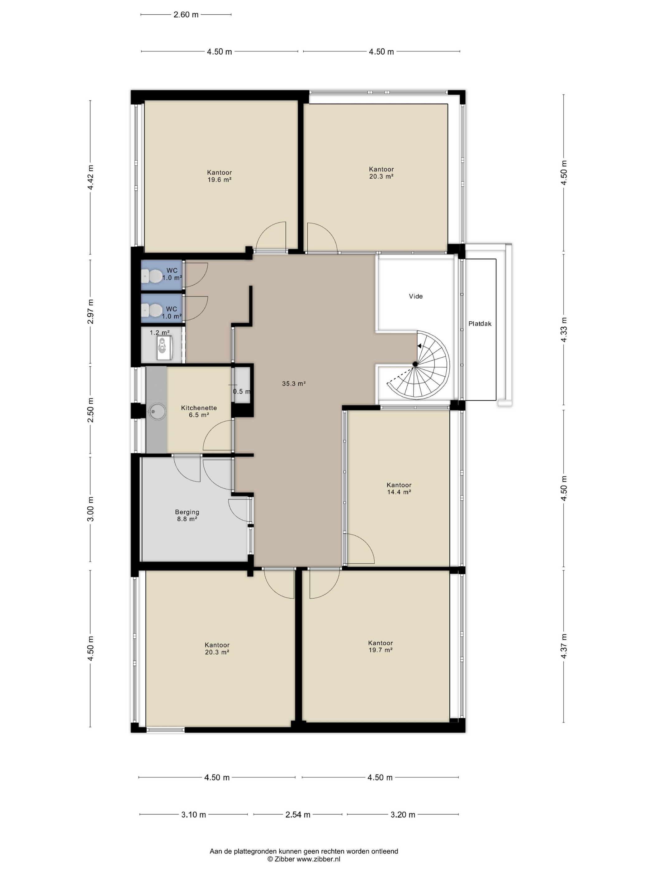 Plattegrond 1 van Ridder van Catsweg 298