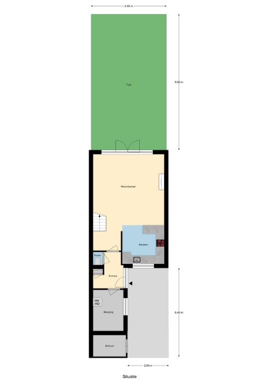 Plattegrond 1 van Bertha van Moerdregtpad 26