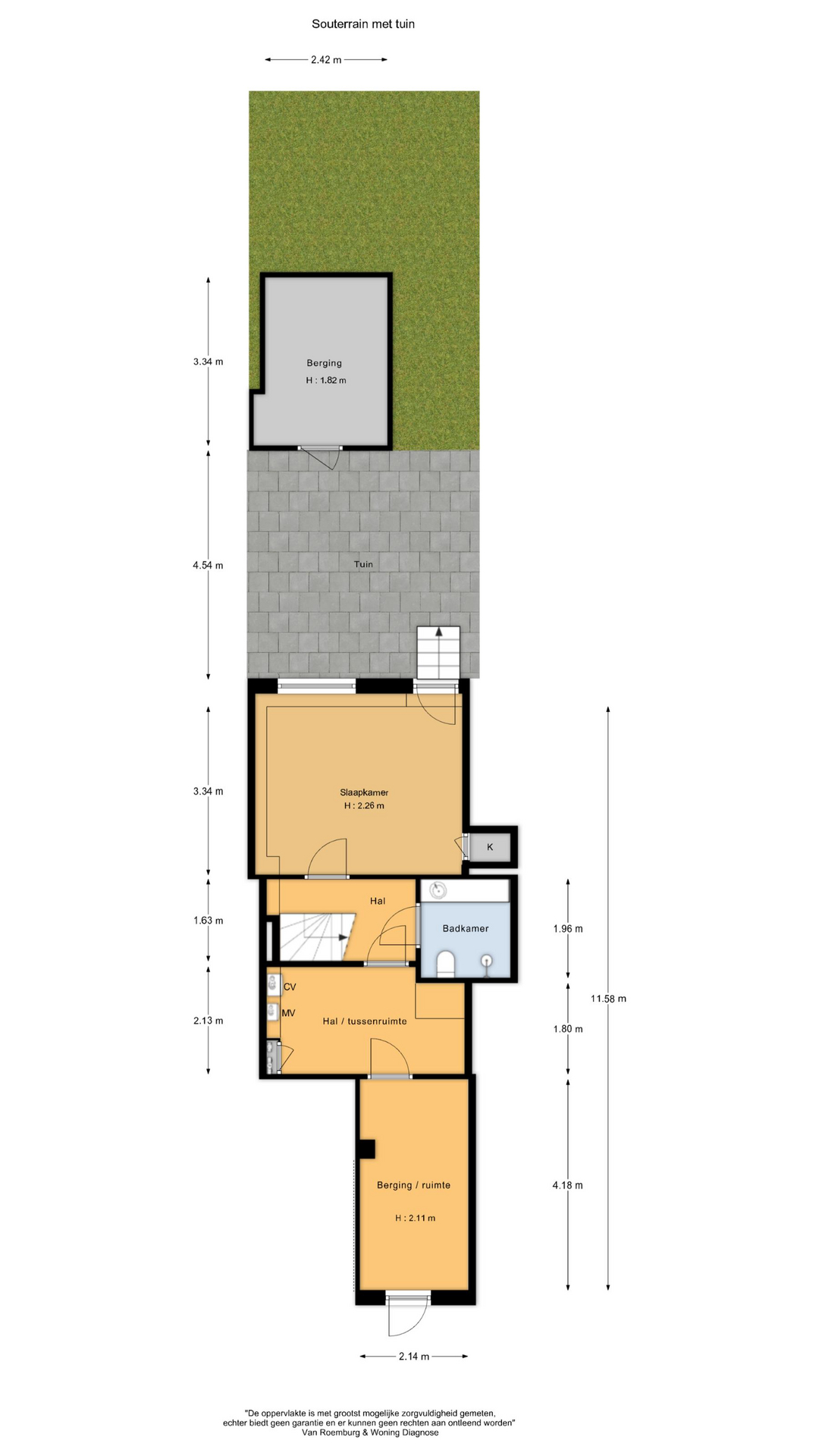 Plattegrond 1 van Keizersgracht 117B