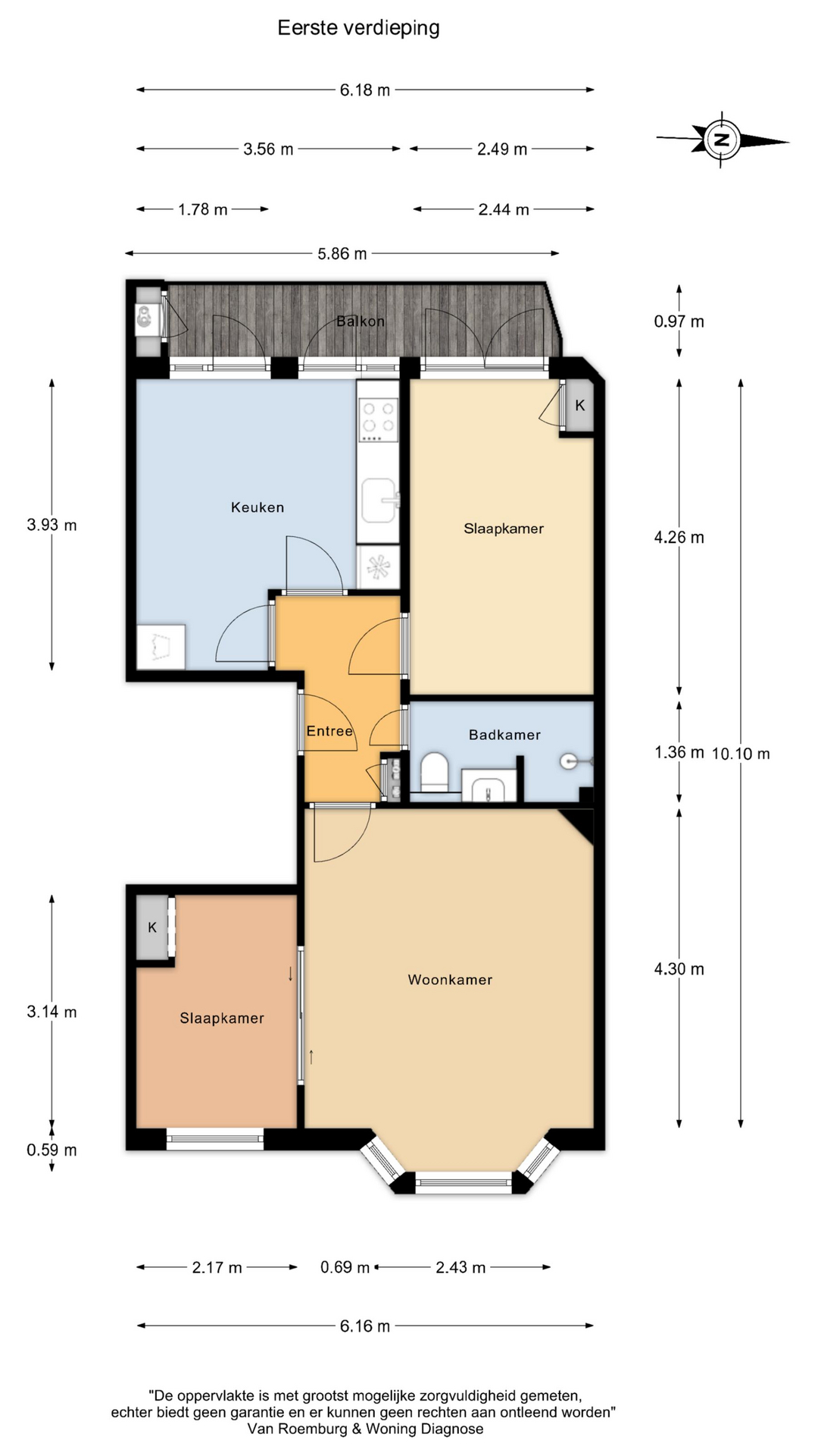 Plattegrond 1 van Leiduinstraat 41-1