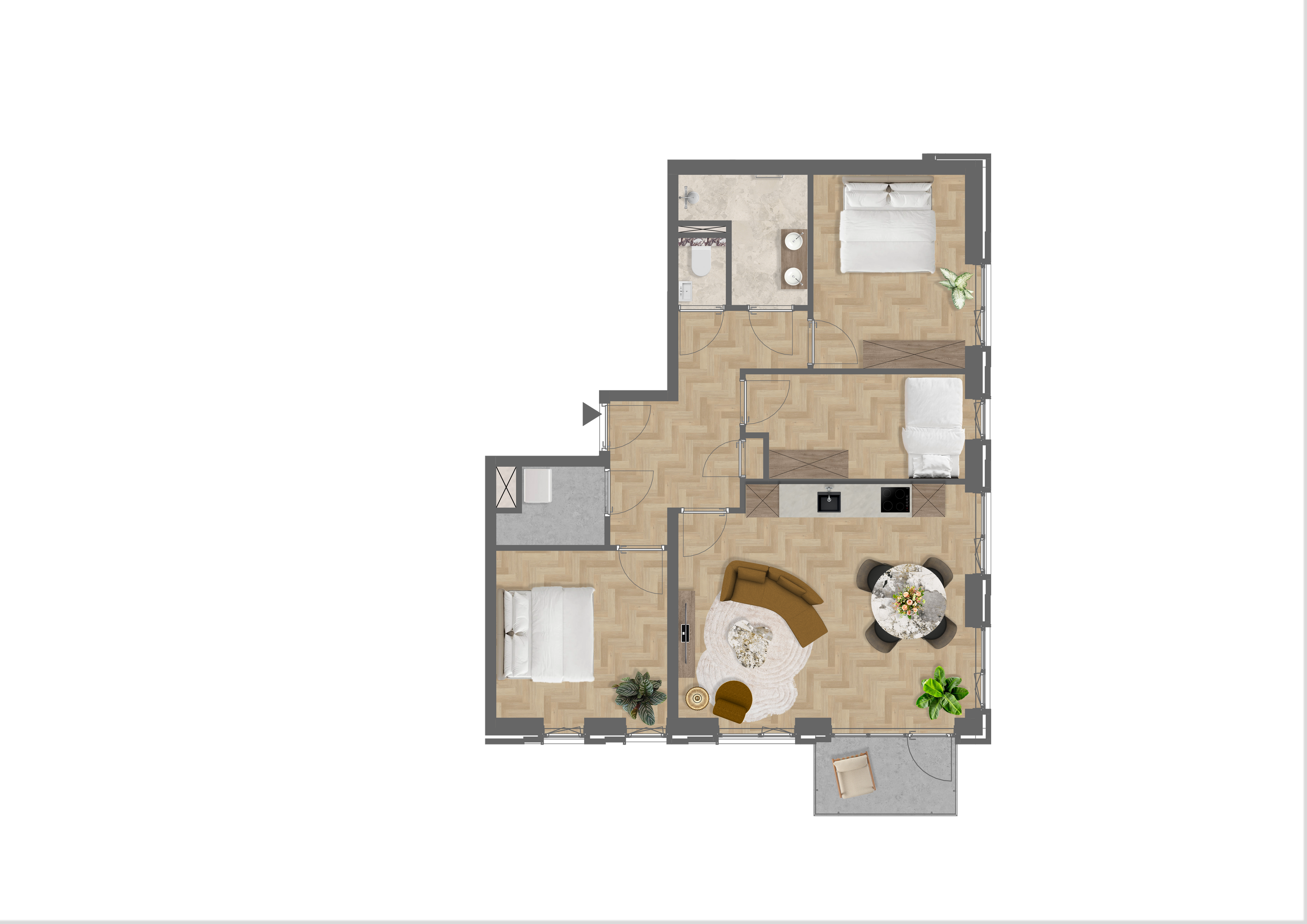 Plattegrond 1 van De Vijg